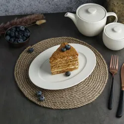 Блюдо овальное 24*18 см h2 см Fine Plus Noble [1]