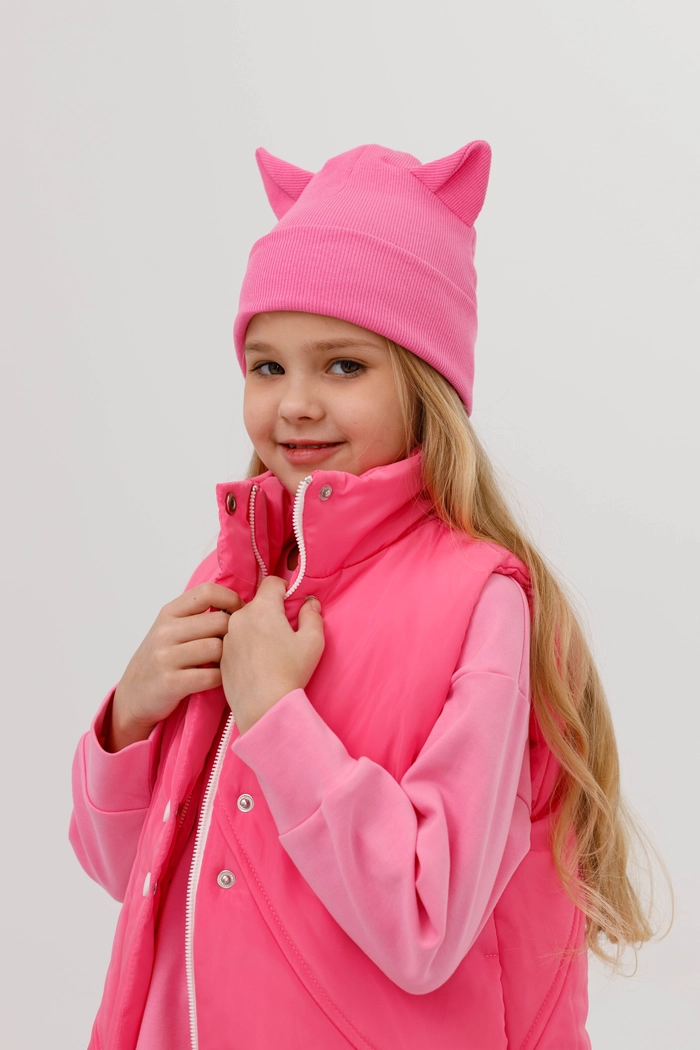 ШАПКА ДЕТСКАЯ ТЭРИС РОЗОВЫЙ ЛИМОНАД