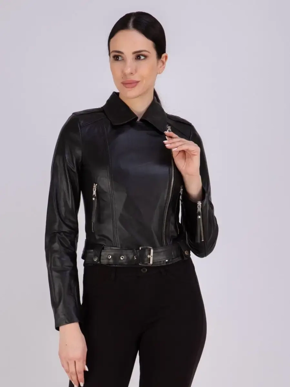 Косуха кожаная из натуральной кожи Турция