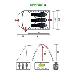 Палатка  Premier Fishing  Sahara 3 153691