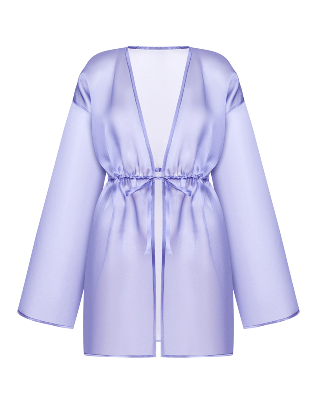 Халат шелковый  lavender фиолетовый