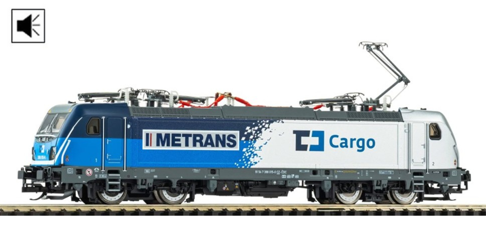 TT Электровоз BR 388 Metrans ČD Cargo, эпоха VI + звуковой декодер
