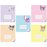 Тетрадь А5 12л. клетка "Куроми" на скрепке,белизна 92% (Центрум)