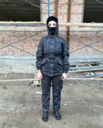 Женская горка "Валькирия" флис осень зима /черный питон/