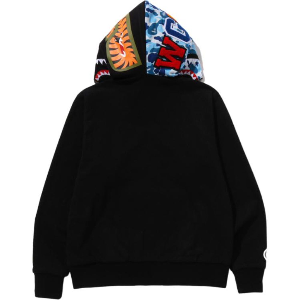 A Bathing Ape Bathing Ape Sweatshirts Moderate No Fleece Lined Zip Closure 0zxswmx08151p черный синий