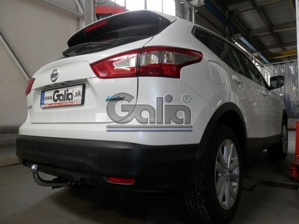 Фаркоп оцинкованный Galia N054C для Nissan Qashqai 2007-2014, Qashqai 2 2014-(паспорт и сертификат в комплекте)(без электрики)