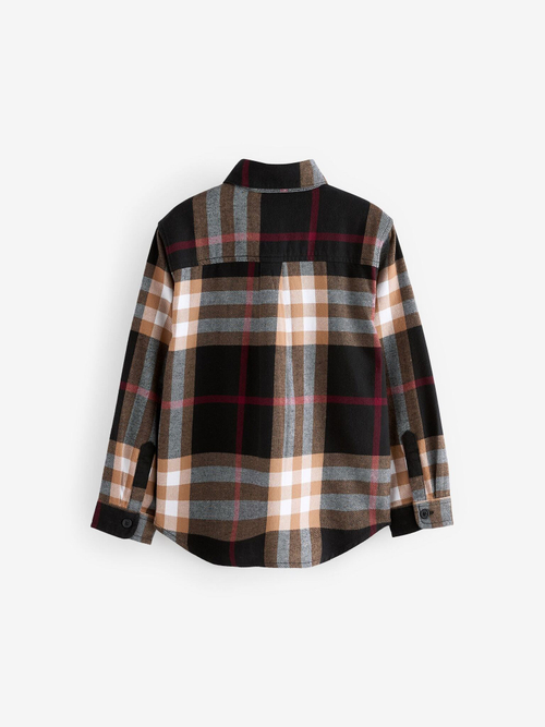 Рубашка для мальчика Next K83-509, Коричневый, Бежевый