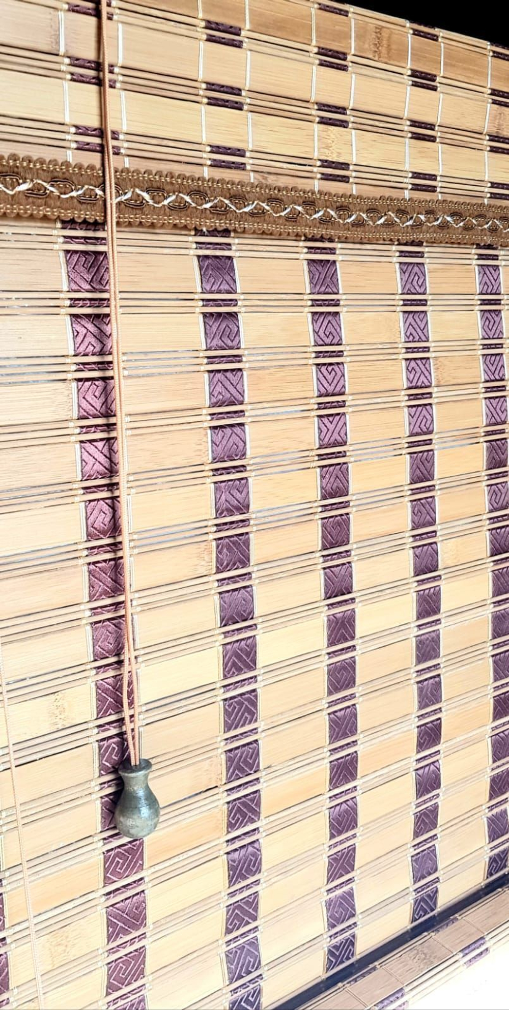 Жалюзи бамбуковые рулонные "Империал" 100 см (ширина) х 90 см (высота)