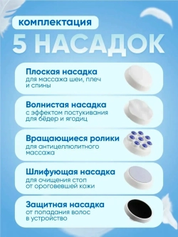 Вибрационный массажер для тела электрический Relax & Tone Relax and Spin Tone