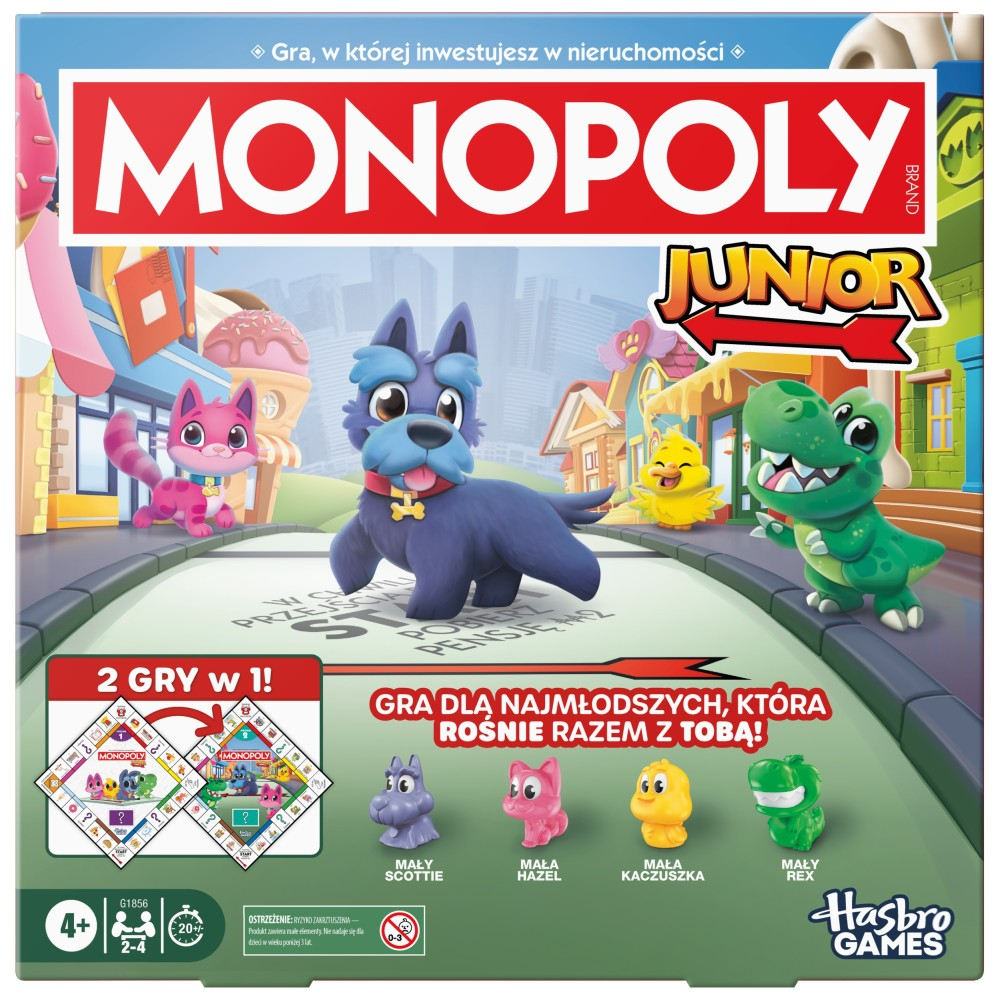 Настольная игра Hasbro G1856 Монополия Джуниор 2в1 для детей G1856 — фото 2