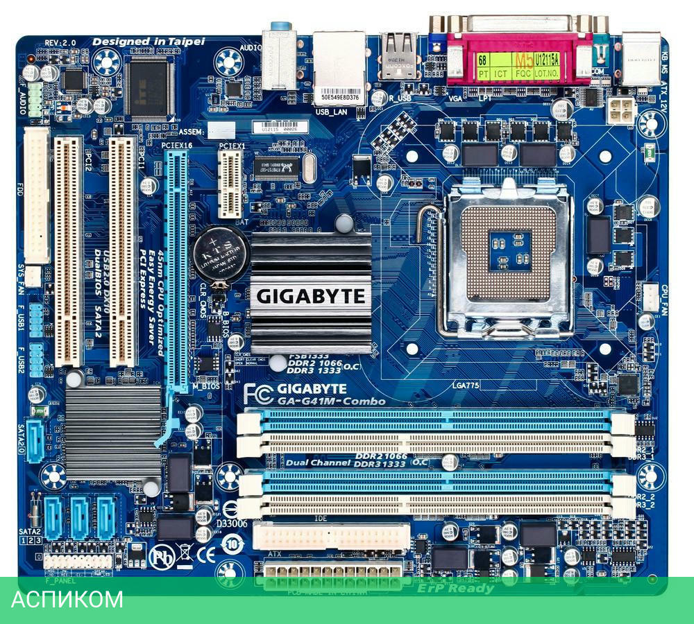 Материнская плата GigaByte GA-G41M-COMBO-GQ