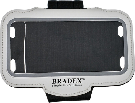 Чехол для телефона с креплением на руку Bradex SF 0729, 175*110 мм, белый
