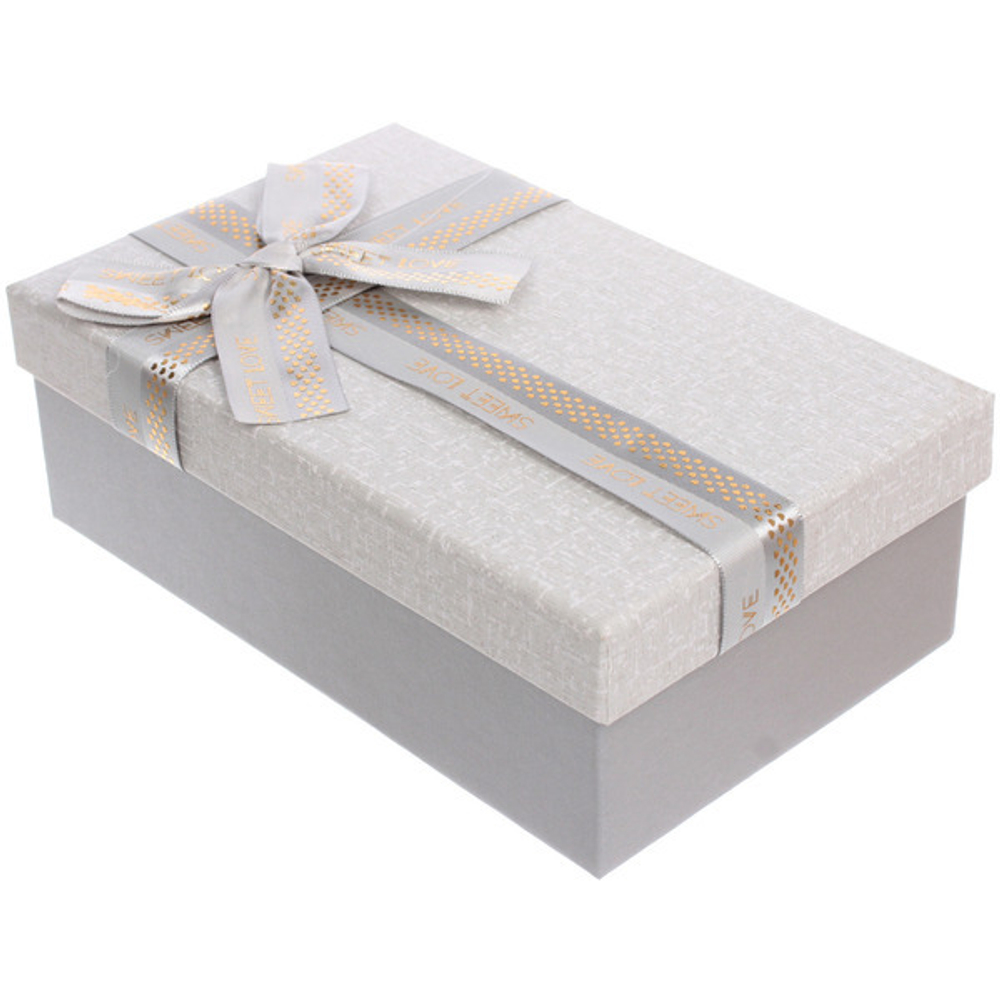 Коробка подарочная «Нежная тайна» 19*12*6,5 см, белый