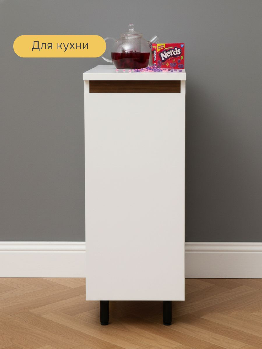 Кухонный модуль напольный Валенсия, 30х60х85 с дубовой панелью, со столешницей, Dipriz