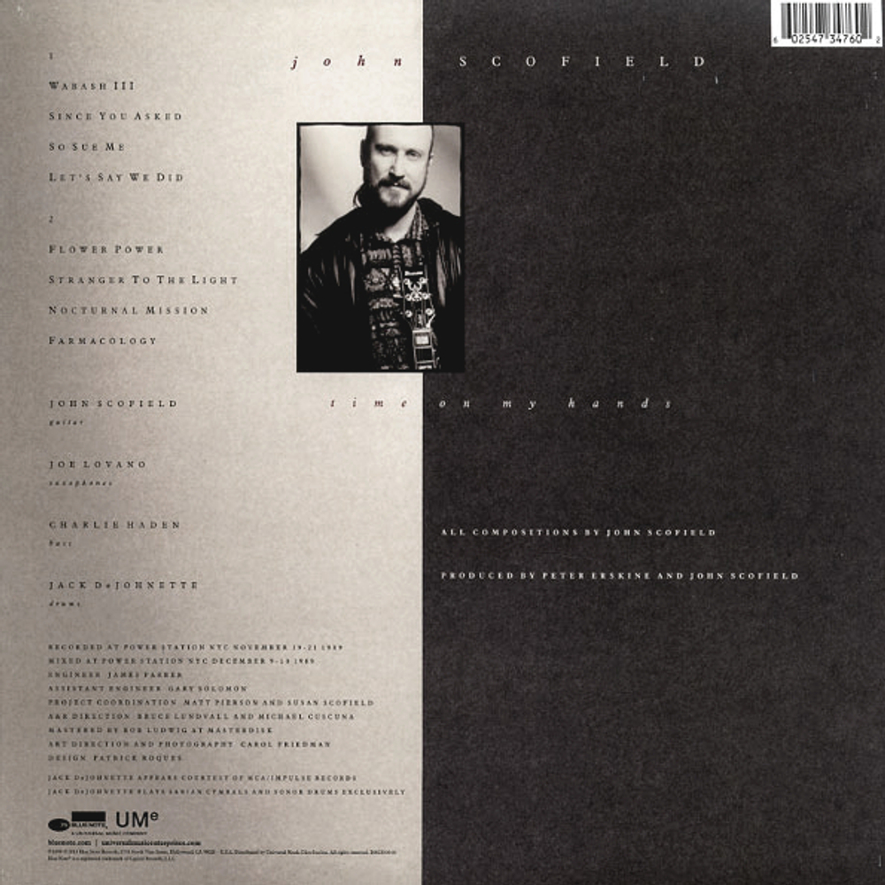 John Scofield / Time On My Hands (LP)
