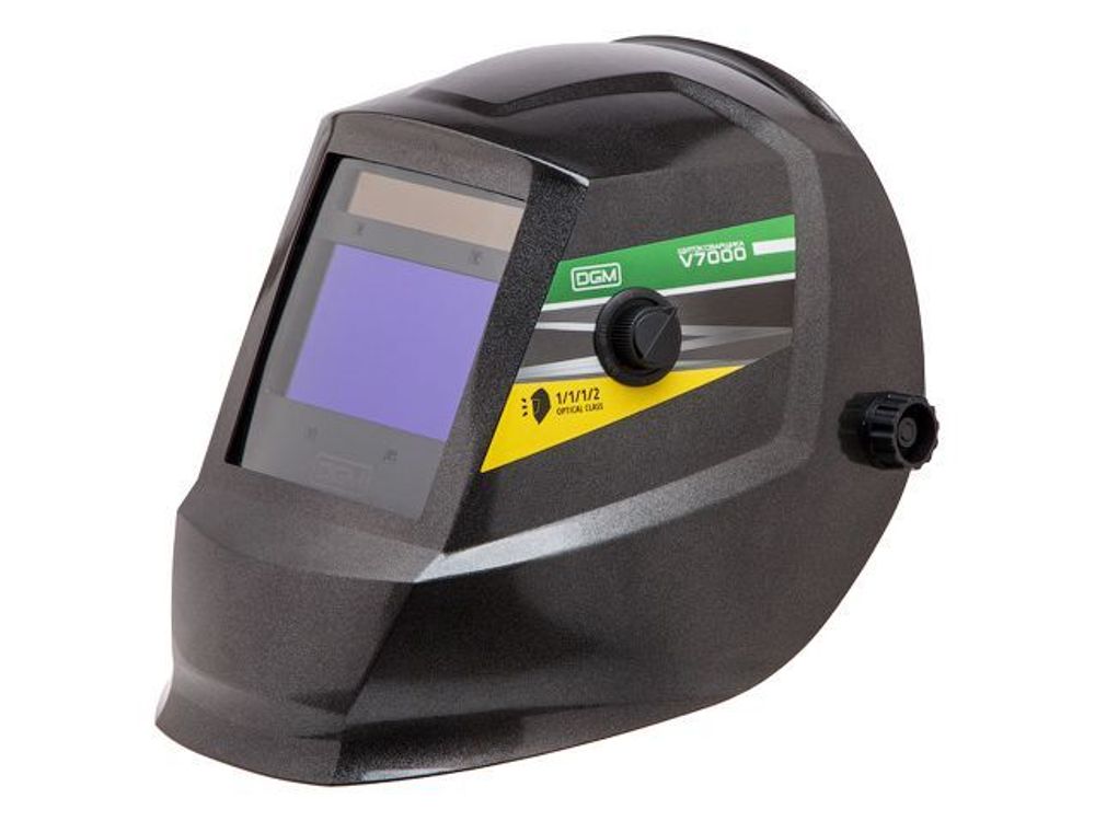 Щиток сварщика с самозатемняющимся светофильтром DGM V7000 (черный)