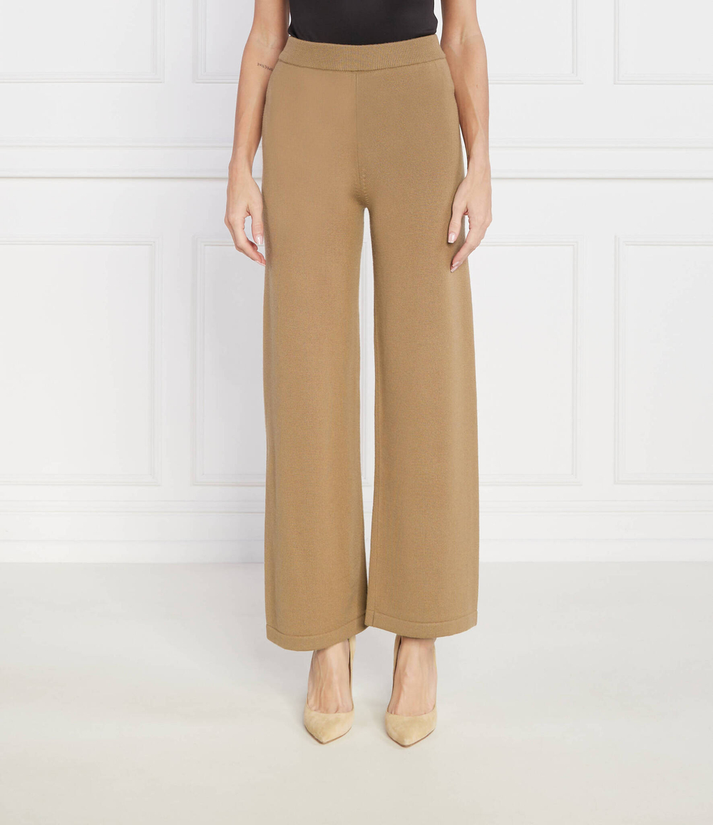 хлопчатобумажные брюки visone Max Mara Leisure - коричневый(333603366)