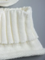 Зимняя шапка для девочки и снуд