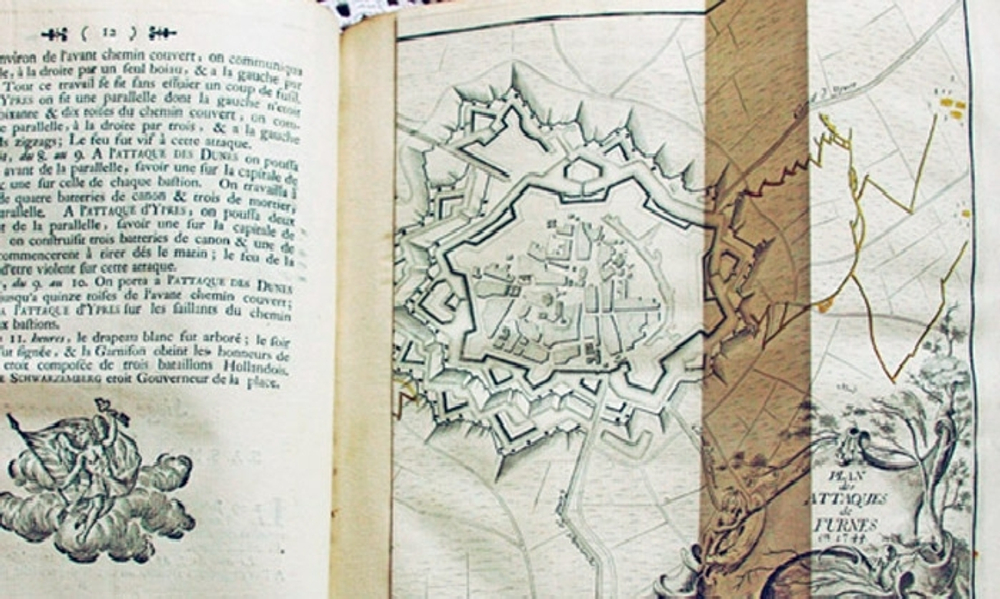 "Plans et journaux des sieges de la derniere Guerre de Flandres"  1750 г.