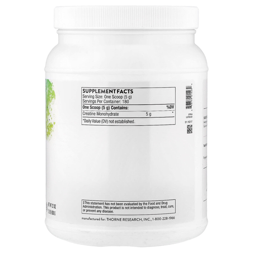 Thorne, Креатин, 900 г (2 фунта)