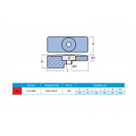 Анод магниевый Suzuki 55321-90J01 (10269840)