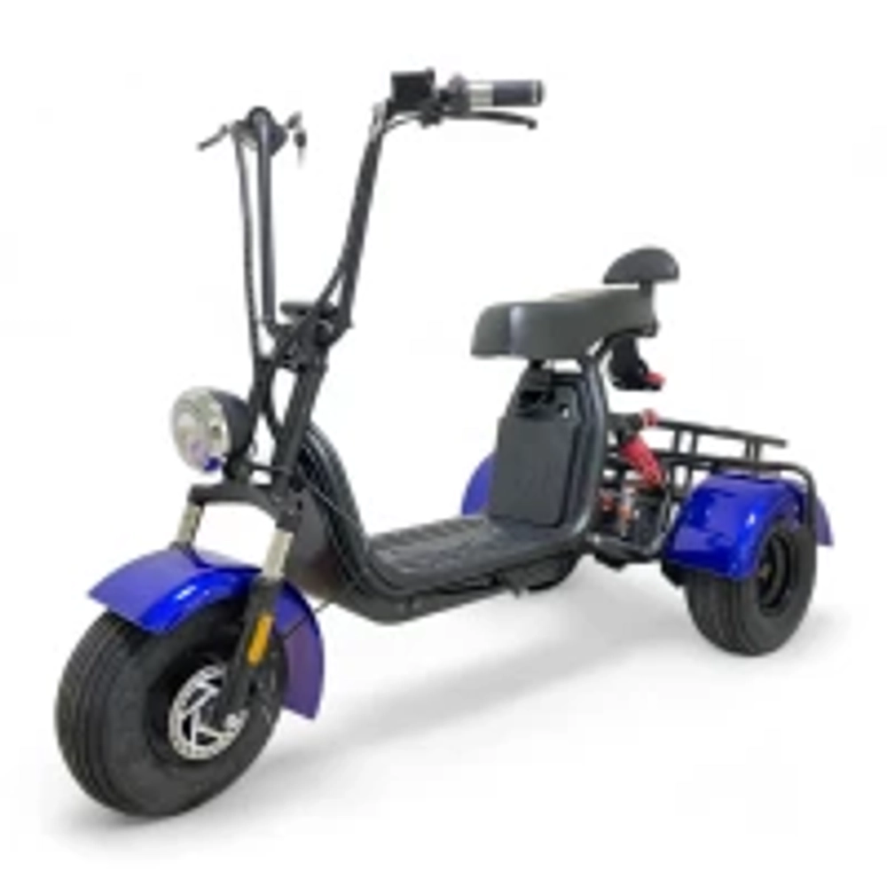 Электроскутер CITYCOCO X12 TRIKE Черный глянец