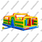 Надувной батут "Увлекательная полоса" с модификацией