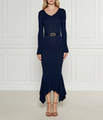 Платье с ремешком MAGLIA TWINSET - темно-синий(242TP3122)