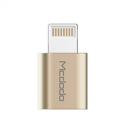 Адаптер Lightning/Micro USB OT-2141 Mcdodo Gold