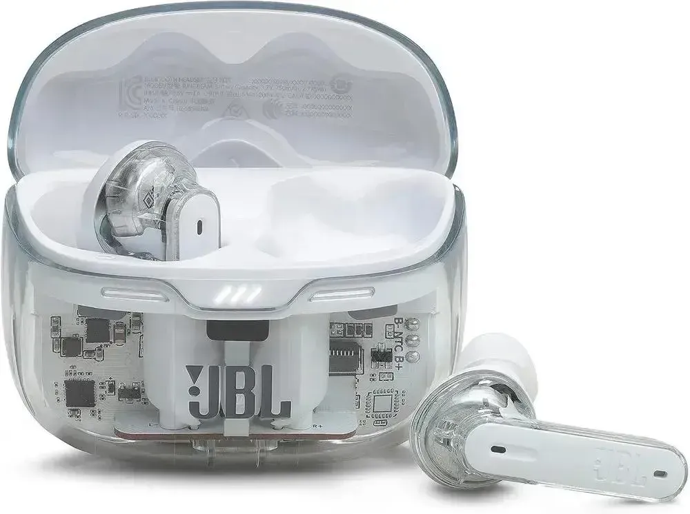 Беспроводные наушники JBL Tune Beam Ghost, белый