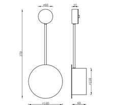 Kink Light 2208-1A,19 Настенный светильник Фирс черный Led 5W
