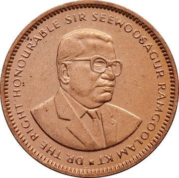 5 центов 1987-2017 Маврикий