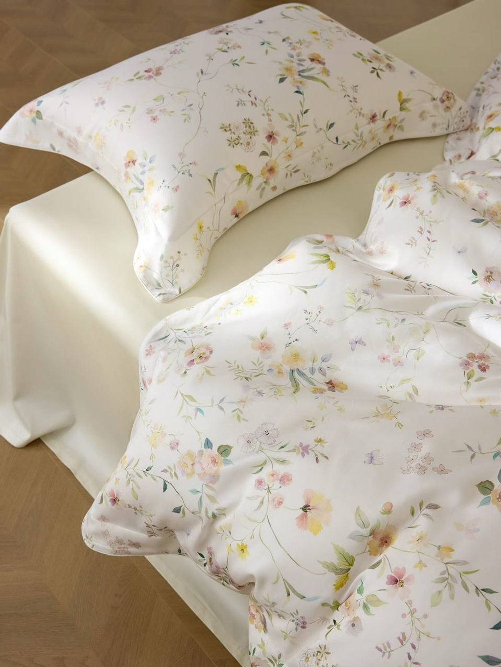 Постельное белье из тенселя и хлопка Camelia