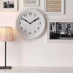 IKEA SÖNDRUM  (ИКЕА СÖНДРУМ)  -  Настенные часы, белые, 35 см