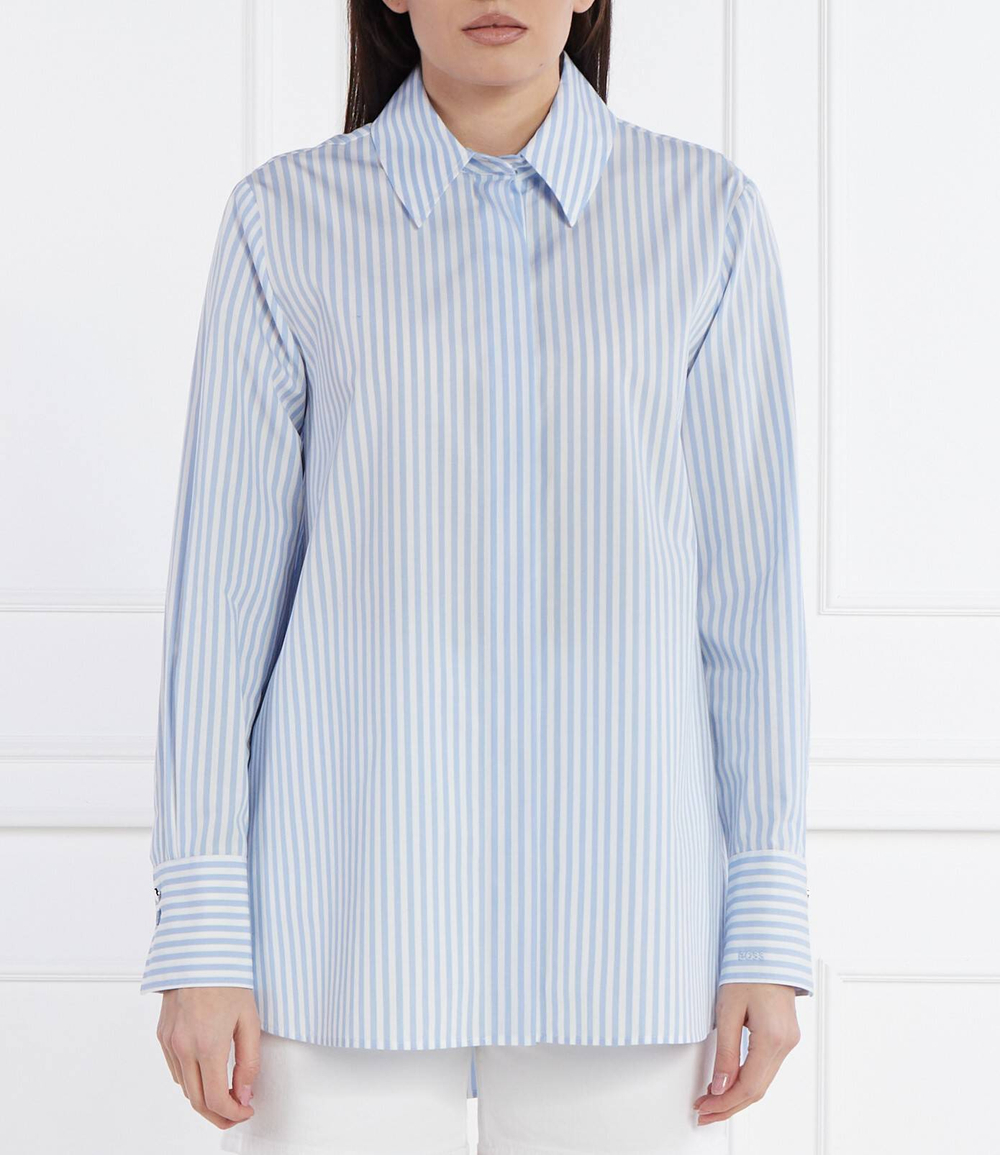 Рубашка Bepura1 BOSS BLACK - голубой(50517360)