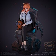 Макима в кресле Человек-бензопила Фигурка