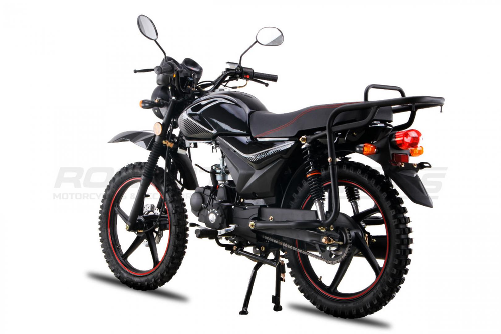 Мопед ROCKOT ALPHA OFFROAD M-12 (черный глянцевый)