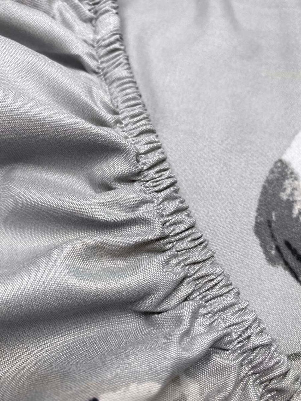 Постельное белье сатин Milky Garden "Seagull" 1,5-сп Наволочка 50х70 см 1 шт Простынь на резинке 90x200 см Пододеяльник 145x215 см