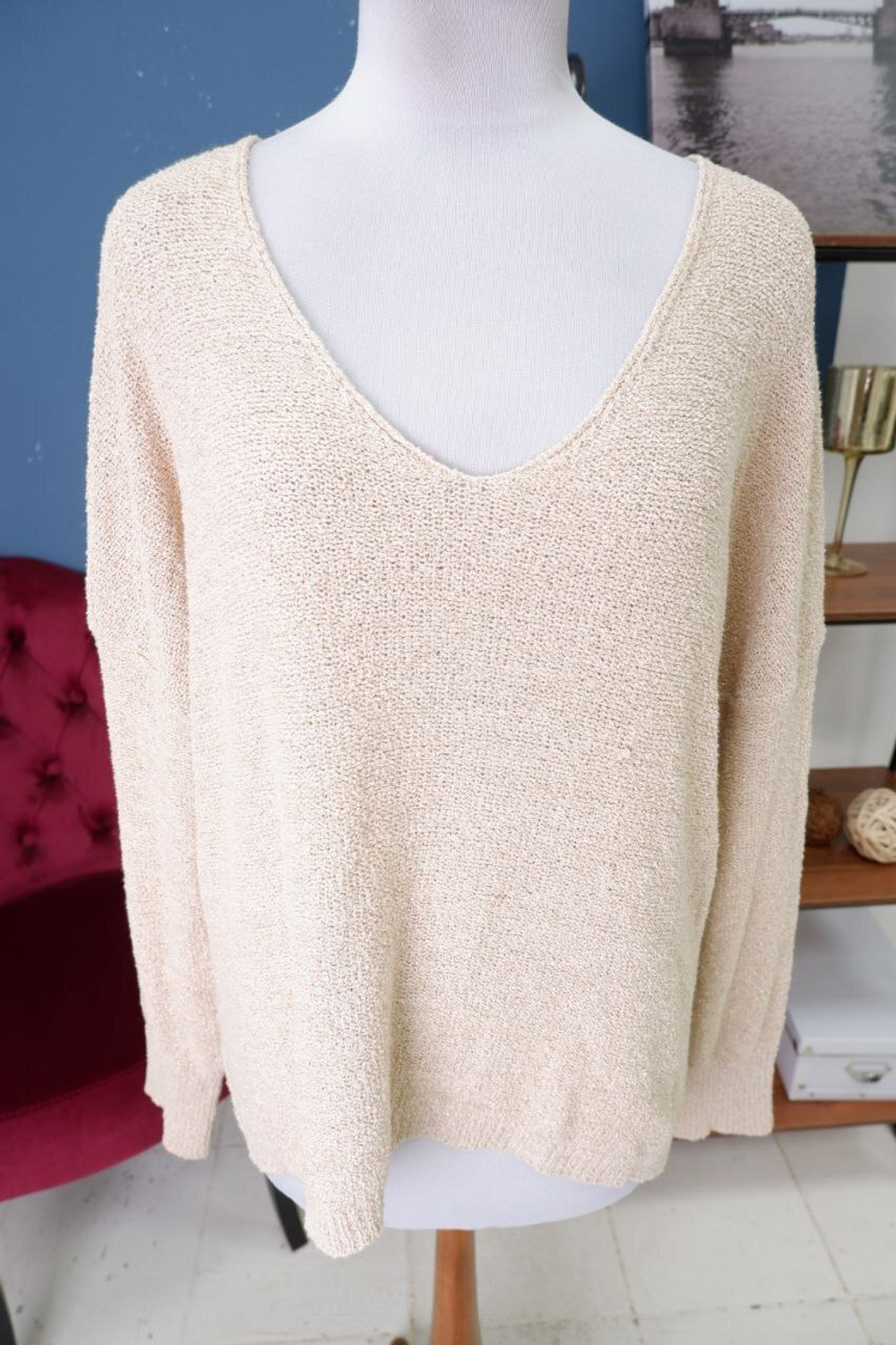 Джемпер Koton с люрексом 46 размер