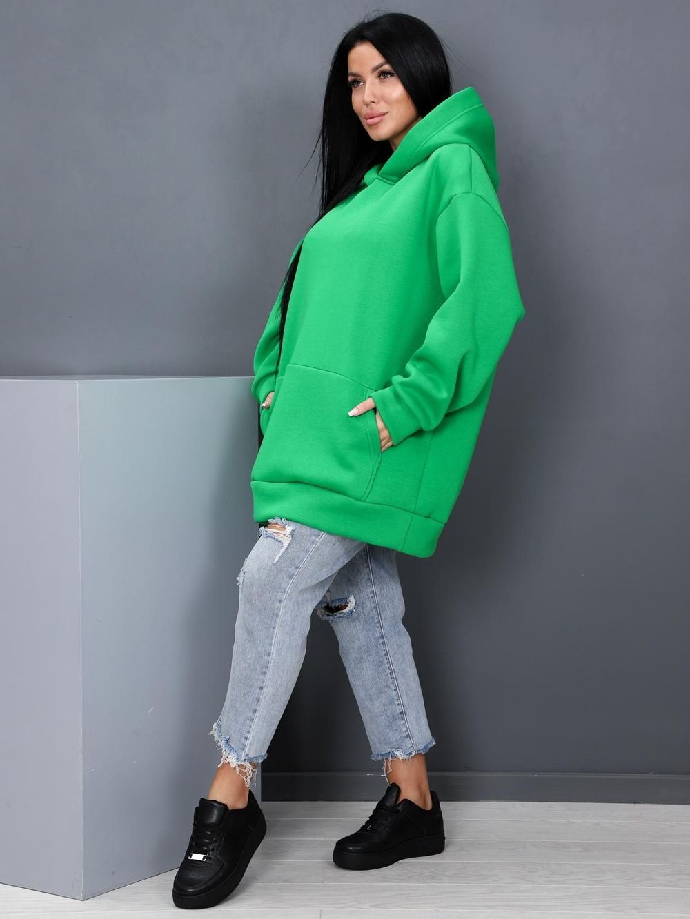 Твин - худи зеленый Iv-capriz