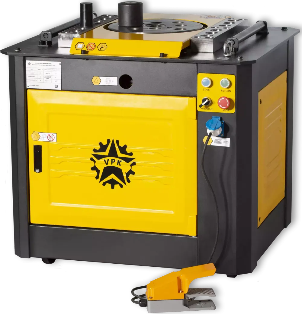 Станок для гибки арматуры ВПК Г-42 - [3 кВт / до 42 мм]