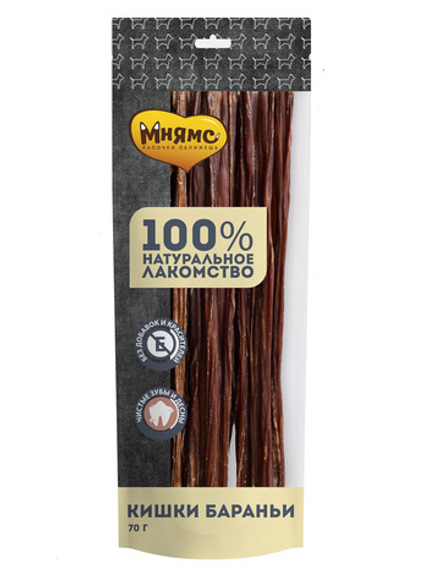 Лакомство Мнямс На каждый день для собак Кишки бараньи 70 г