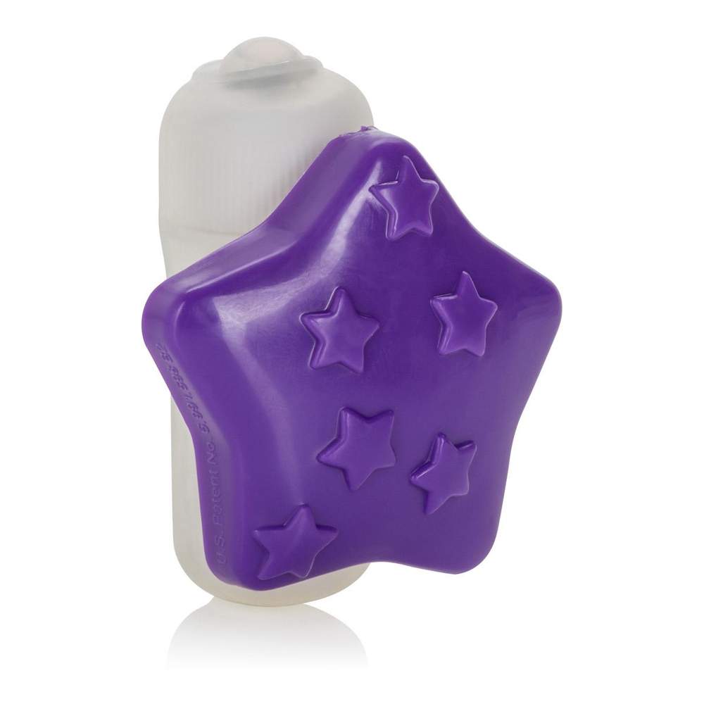 Фиолетовая виброзвездочка для клитора (Цвет: фиолетовый)