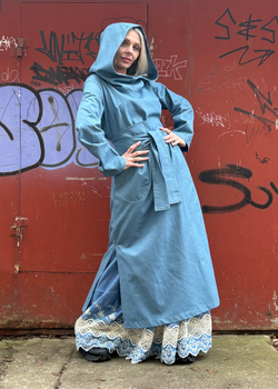 Платье Assassin /джинс голубой