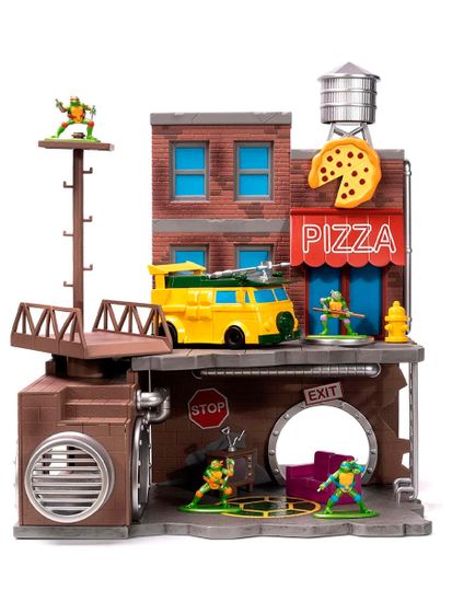 Набор фигурок Nano Черепашки-ниндзя Nanoscene 4шт 34679