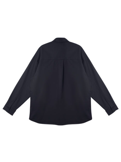Рубашка Sashina Side Pocket черная