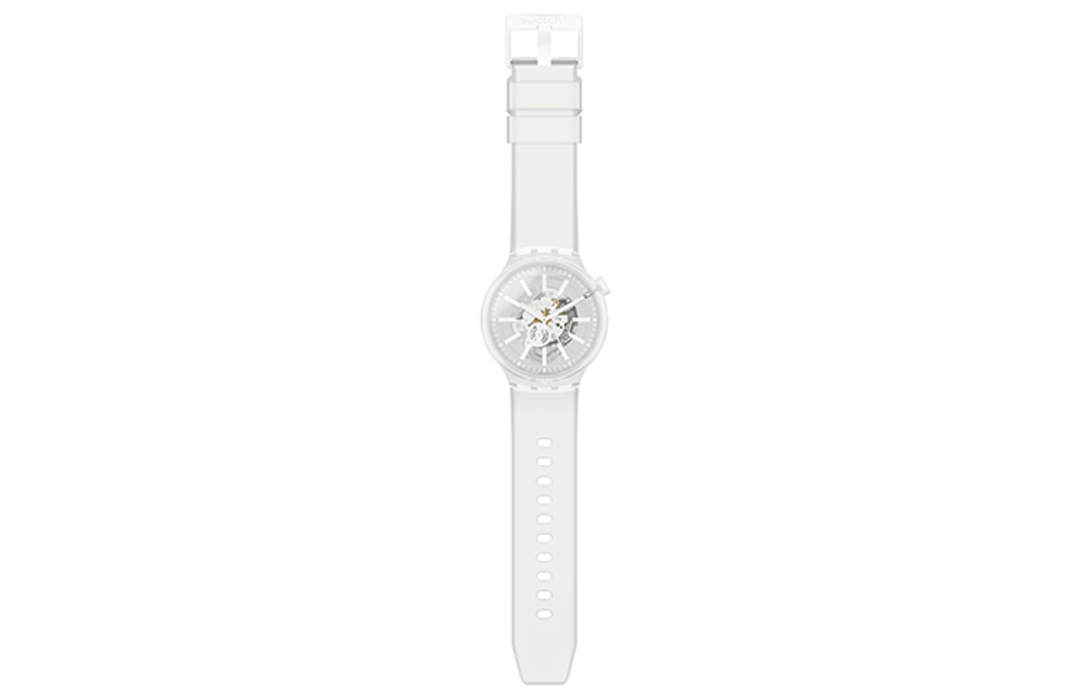 SWATCH Women's 47mm White Watch SO27E106