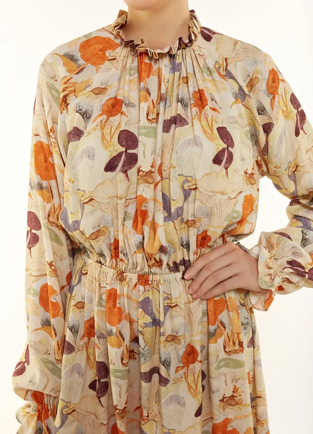 Платье «Лес», разноцветный