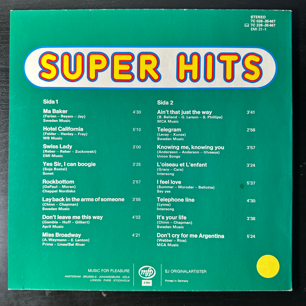 Сборник Super Hits (Германия)