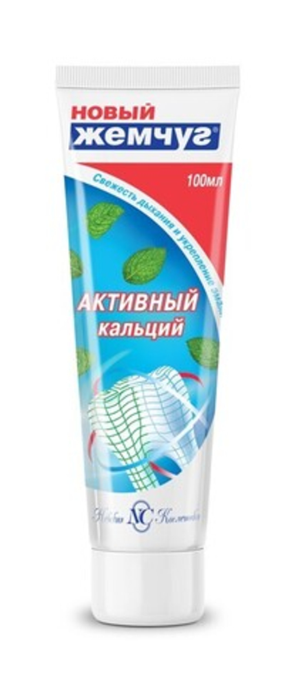 Новый Жемчуг З/п 100 мл. КОМПЛЕКС сильн. мята (син.) *8*32